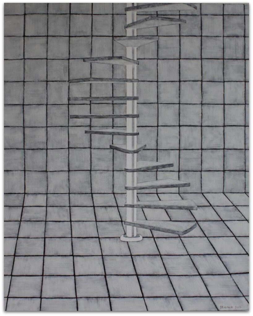 Wenteltrap 100x80 cm