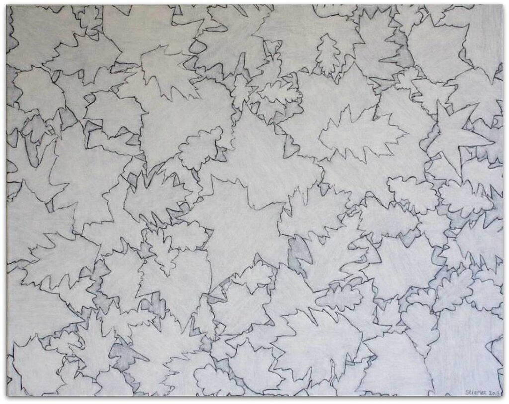 Herfstbladeren 100x80 cm