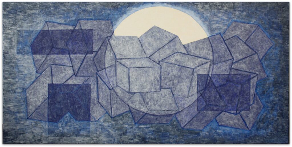 Zonsopkomst 80x160 cm