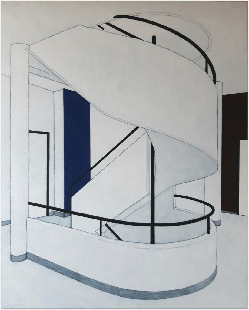 Trap van Le Corbusier 100x80 cm